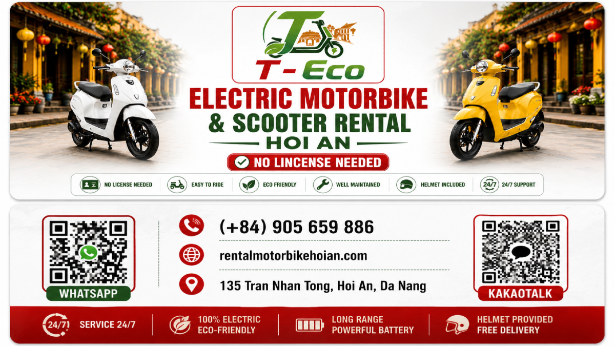 Electric Motorbike - Scooter Rental Hoi An 